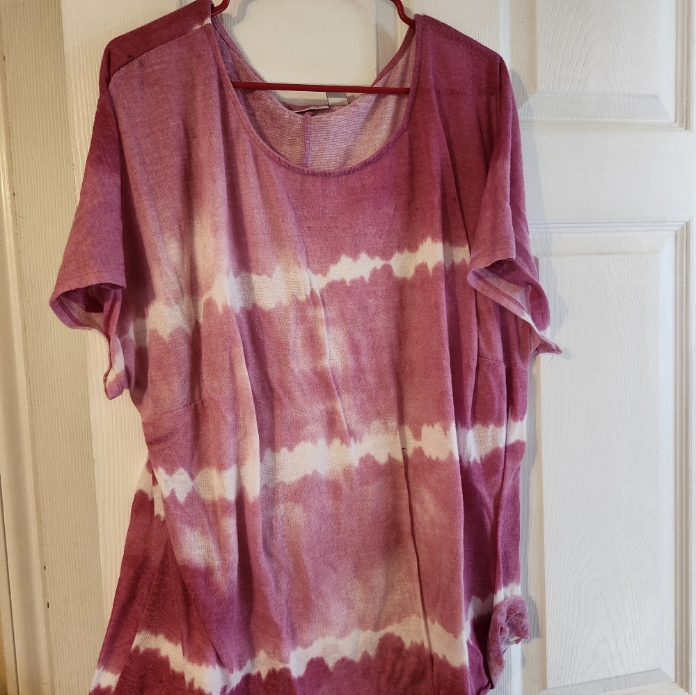 *LAST CHANCE* Pink tied dyed tee